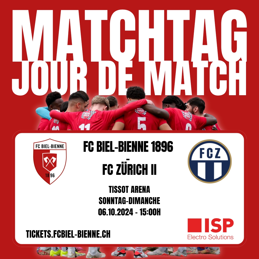 Une cordiale bienvenue à la relève du FC Zurich et à toutes les spectatrices et tous les spectateurs